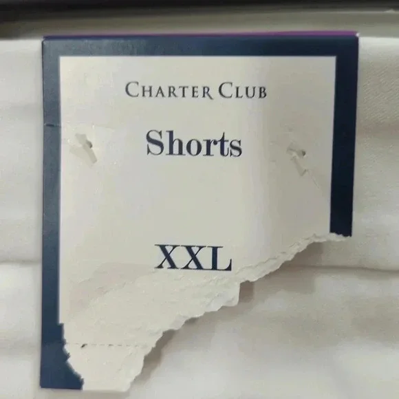 CHARTER CLUB Women's Bright White Solid Mid-Rise Bermuda Pull-On - Picture 5 of 6